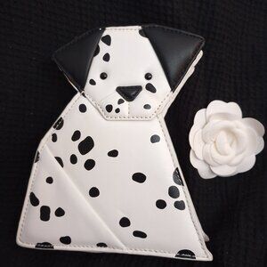 Kate Spade Origami Dalmatian Purse Bag Dog